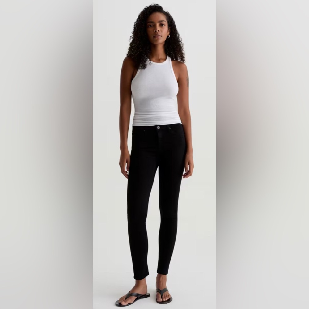 NWOT AG Adriano Goldschmied Black Skinny Jeans
